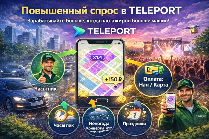 Что такое повышенный спрос в TELEPORT